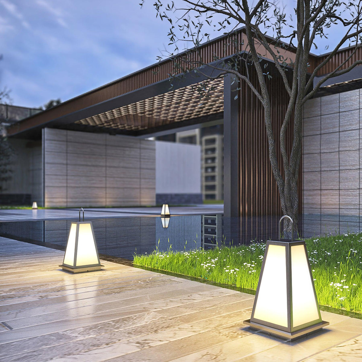 Roam Lantern Garden Solar Outdoor Lamp