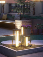 Roam Portable Outdoor Floor Lamp in Stainless Steel, IP65 Rated