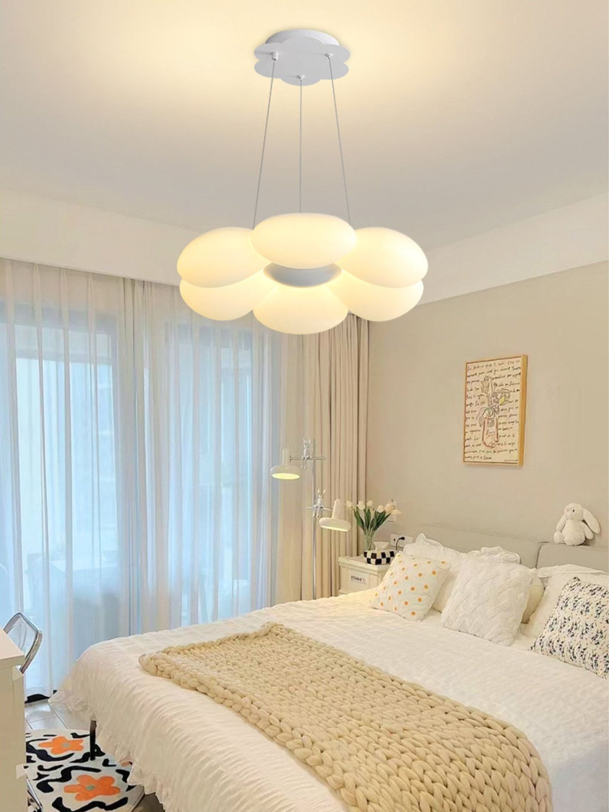 Romantic Flower LED Pendant Light
