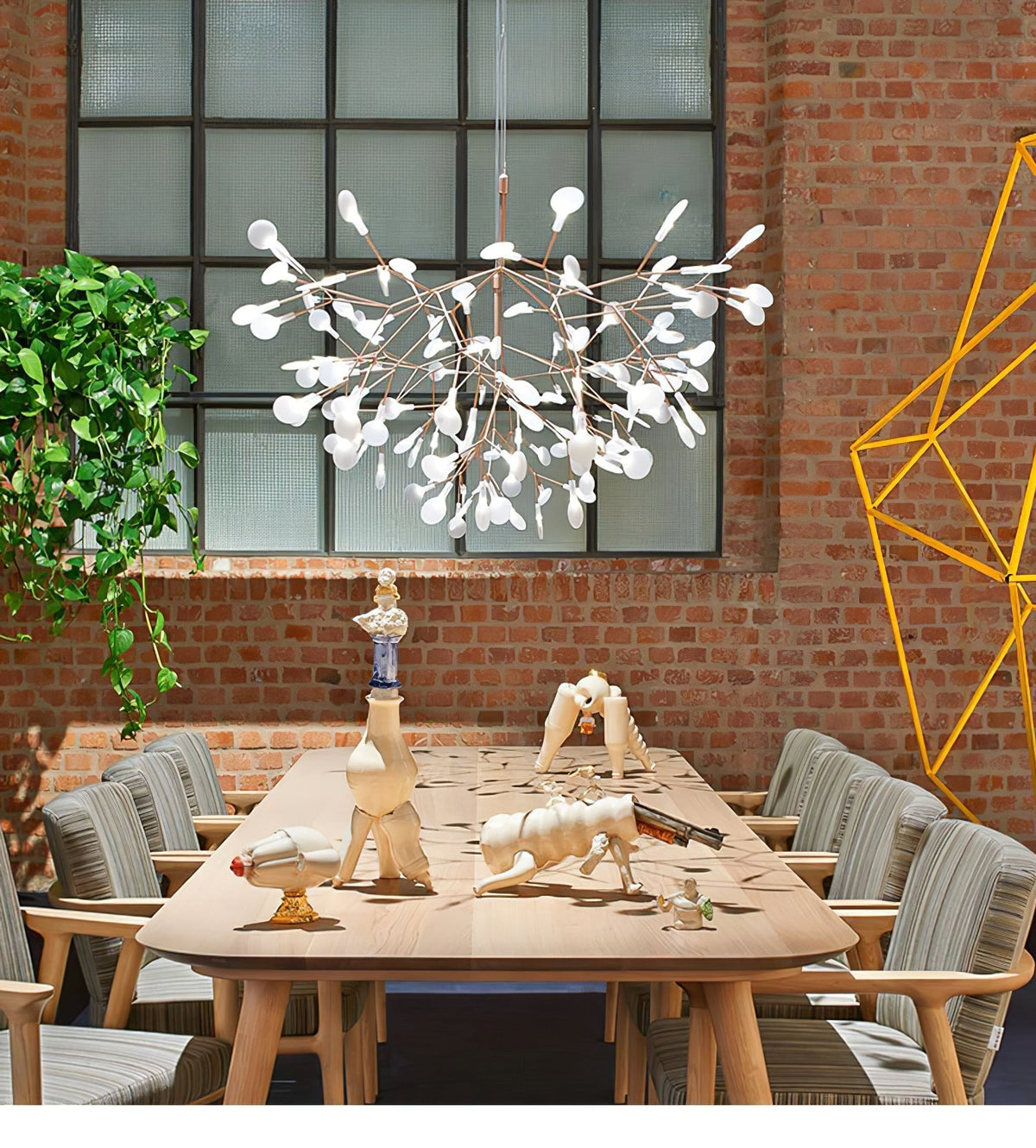 Rose Gold Firefly Led Chandelier