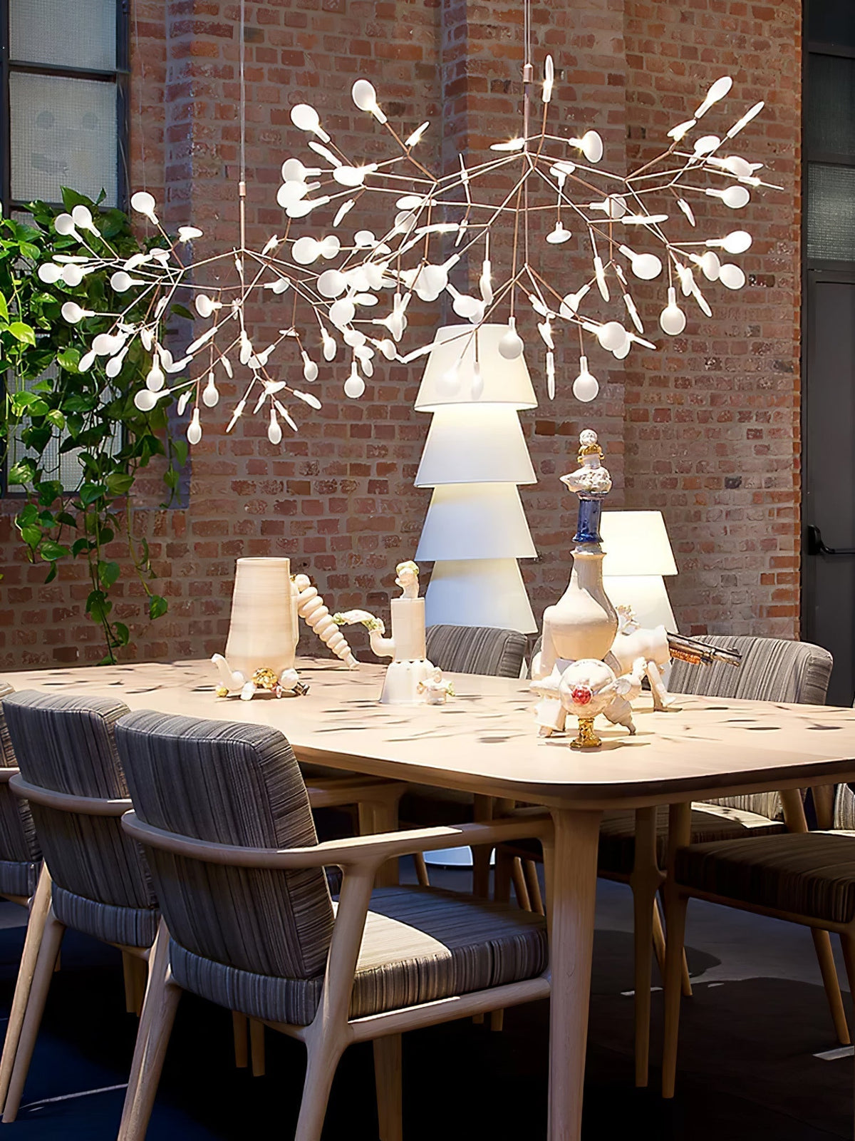 Rose Gold Firefly Led Chandelier