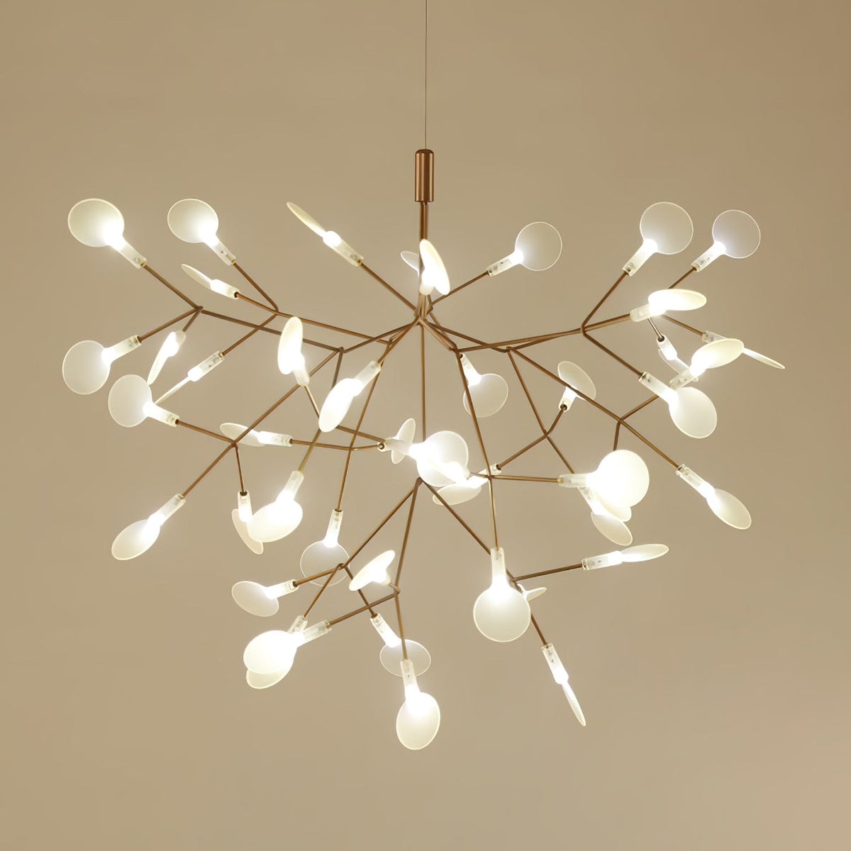 Rose Gold Firefly Led Chandelier