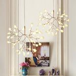 Rose Gold Firefly Led Chandelier