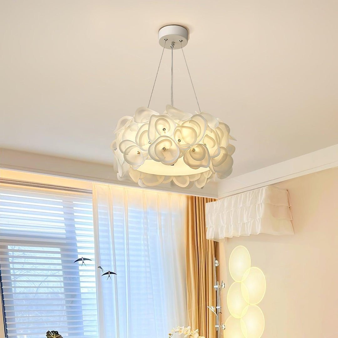 Rose Hydrangea Chandelier
