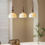Roselind Hand-Painted Ceramic Pendant Light for Dining & Living Spaces