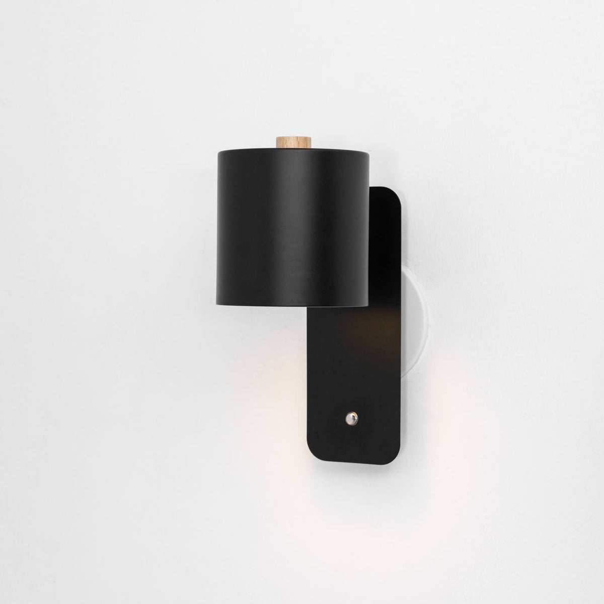 Cylinder Rechargeable Wall Sconce with 350° Rotation and Touch Dimmer
