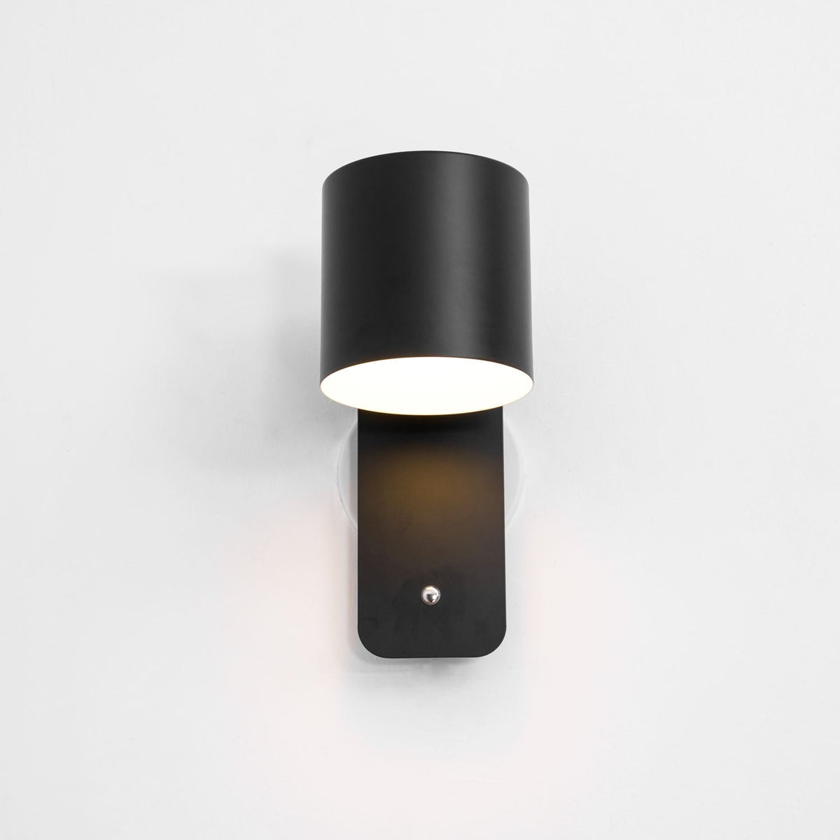 Cylinder Rechargeable Wall Sconce with 350° Rotation and Touch Dimmer