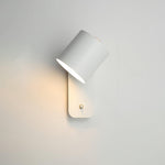 Rotatable Cylinder Plug In Wall Lamp