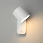 Rotatable Cylinder Plug In Wall Lamp