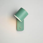 Rotatable Cylinder Plug In Wall Lamp