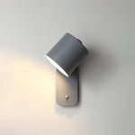 Rotatable Cylinder Plug In Wall Lamp