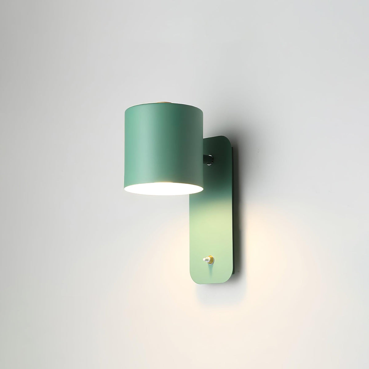 Rotatable Cylinder Plug In Wall Lamp