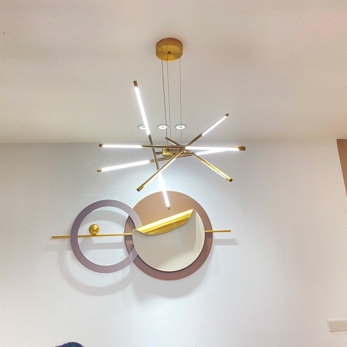 Rotatable Led Chandelier