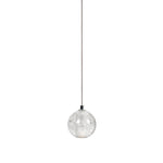 Crystal Ball Pendant Light – Chrome & Clear Glass Chandelier
