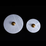 Nayra Alabaster Wall Sconce – Sculpted LED Wall Light in Natural Stone