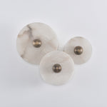 Nayra Alabaster Wall Sconce – Sculpted LED Wall Light in Natural Stone