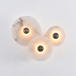 Nayra Alabaster Wall Sconce – Sculpted LED Wall Light in Natural Stone