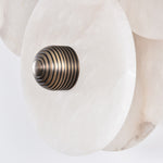 Nayra Alabaster Wall Sconce – Sculpted LED Wall Light in Natural Stone