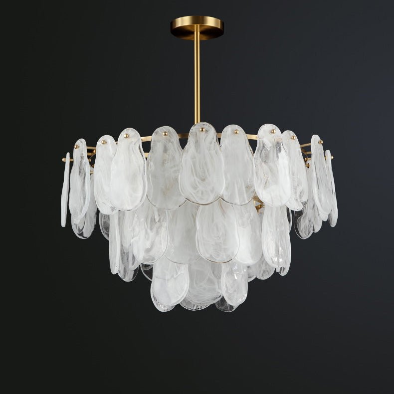 Round Cloud Glass Pendant Light