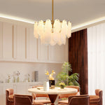 Round Cloud Glass Pendant Light