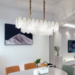Round Cloud Glass Pendant Light