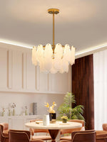 Round Cloud Glass Pendant Light