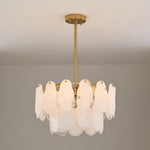 Round Cloud Glass Pendant Light