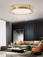 Round Low Profile Ceiling Light
