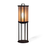 Round Pillar Acrylic Lantern Outdoor Lamp