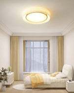 Round Pleated Ceiling Lamp