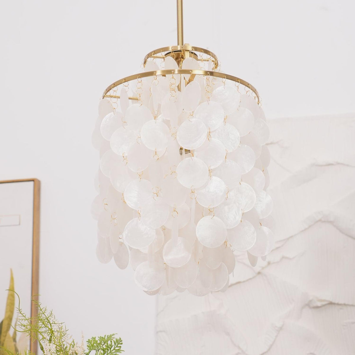 shell-chandelier