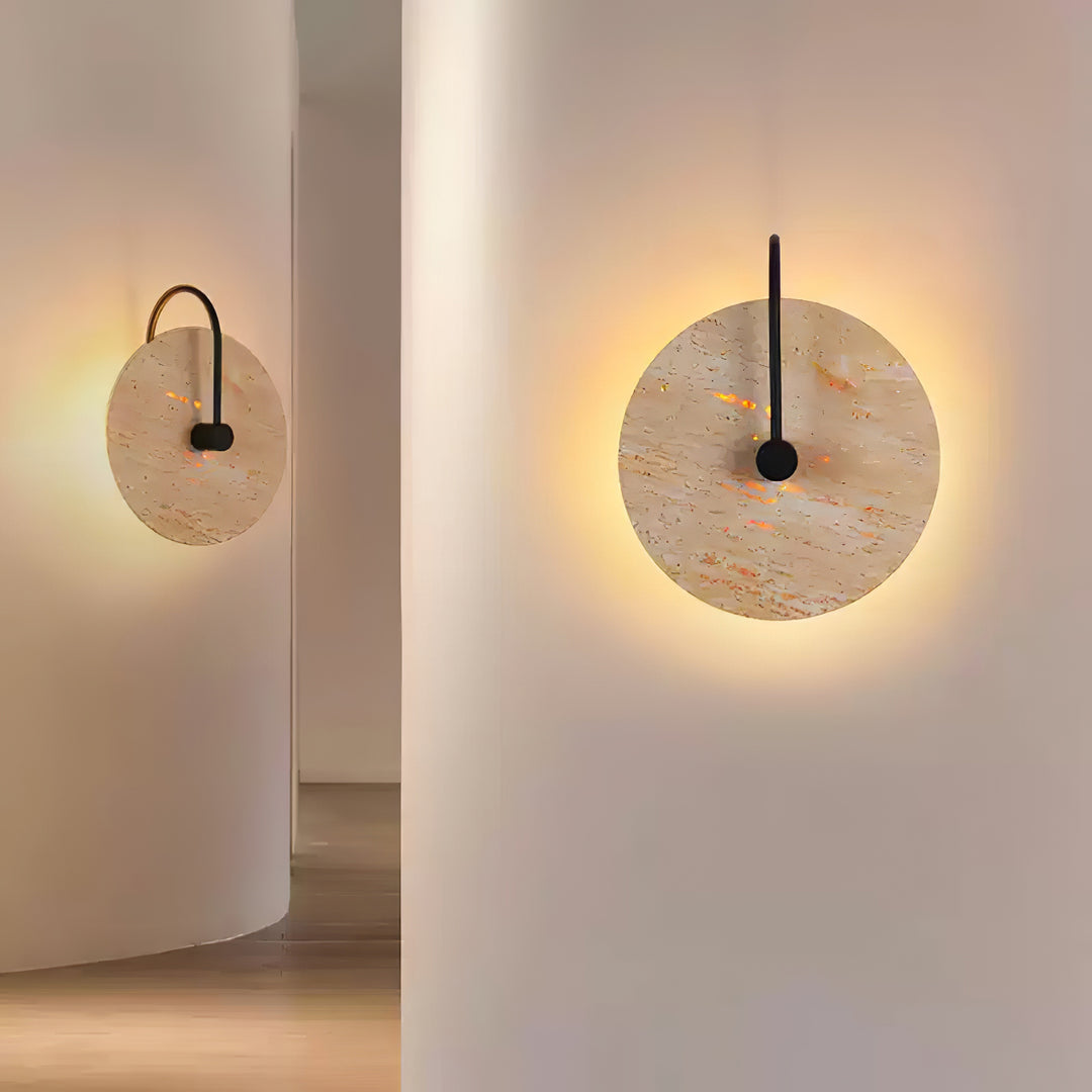 round-travertine-wall-lamp