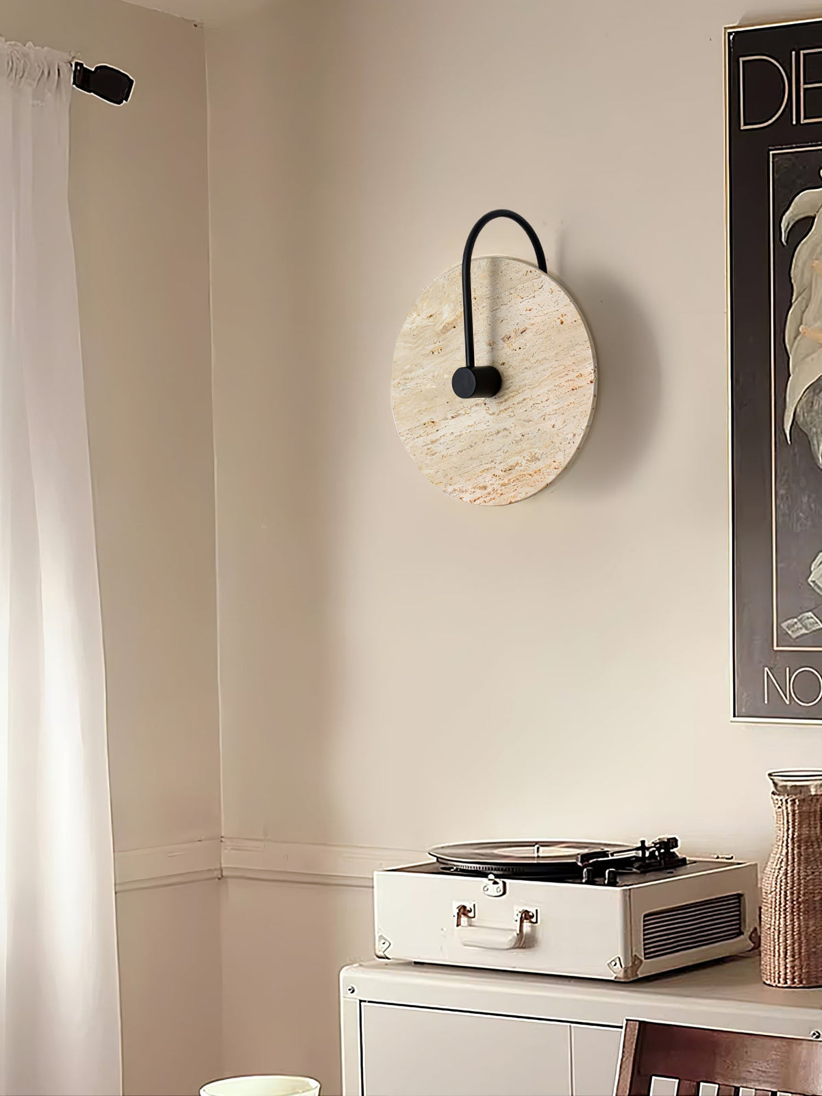 round-travertine-wall-lamp