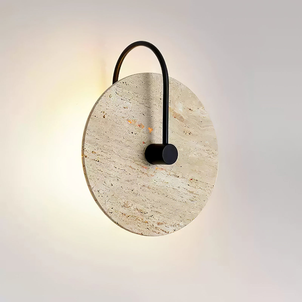 round-travertine-wall-lamp