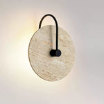 round-travertine-wall-lamp