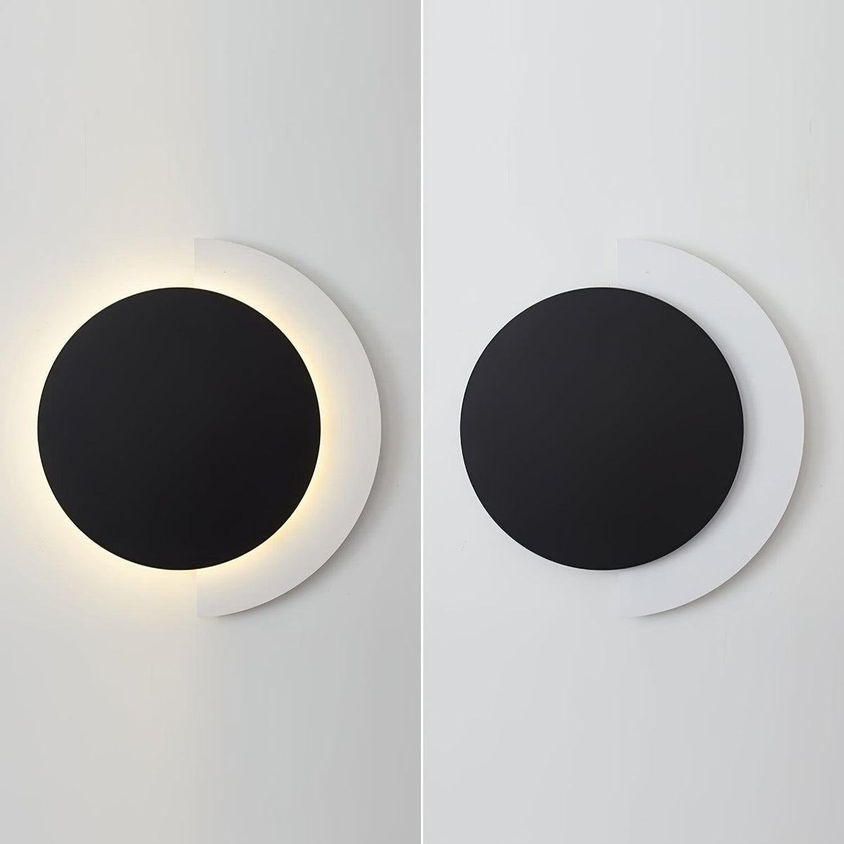 Rounded Abstract Art Sconce
