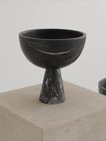 Rowan Stone Display Bowl – Sculptural Marble & Travertine Decor Accent