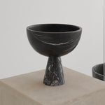Rowan Stone Display Bowl – Sculptural Marble & Travertine Decor Accent