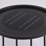 Rowan Cage Solar Lantern – Modern Outdoor Portable Lamp