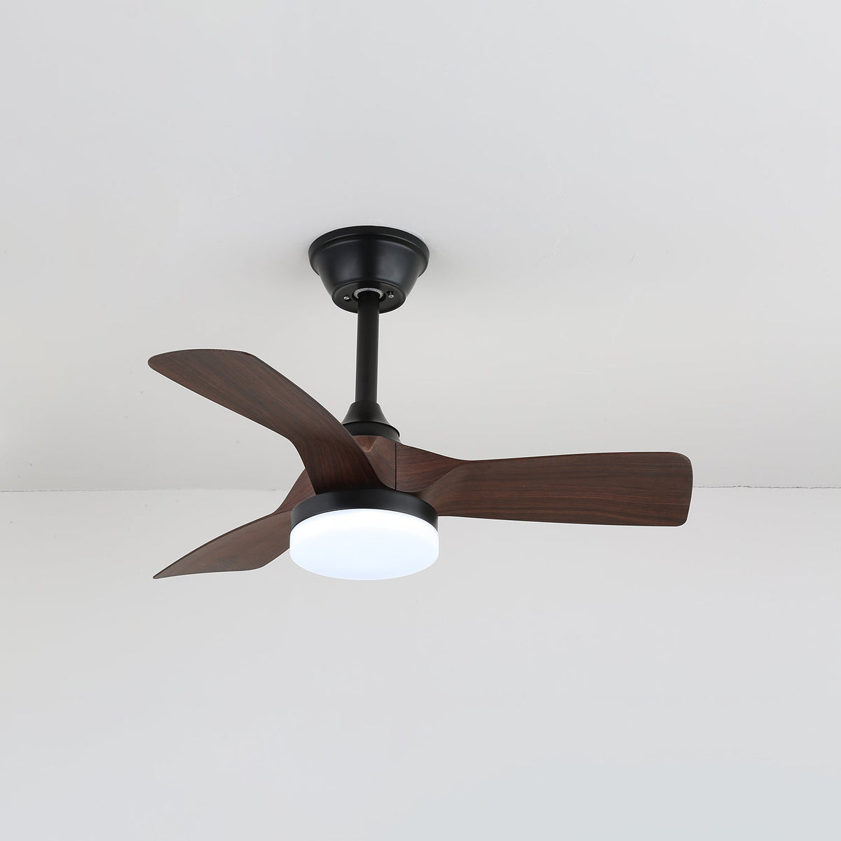 Rowan Ceiling Fan Light with LED – Modern Wooden Fan for Living Spaces