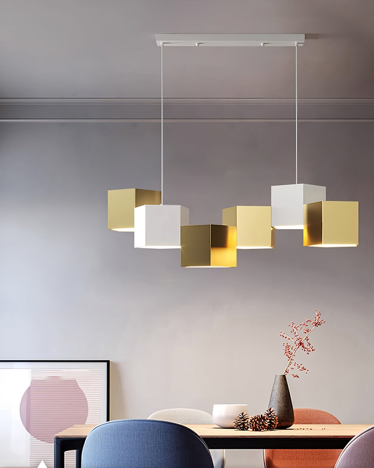 Rubik’s Cube Chandelier