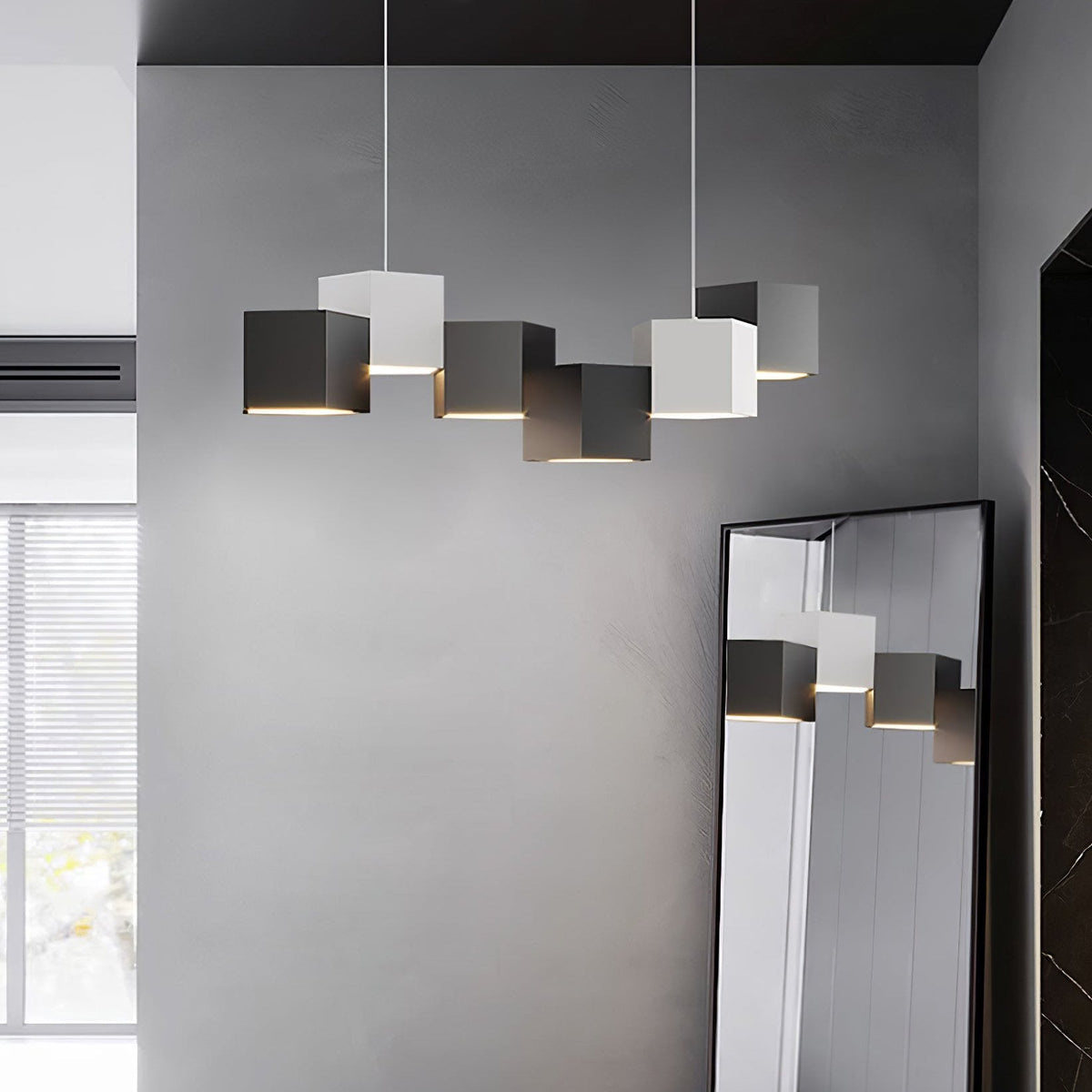 Rubik’s Cube Chandelier