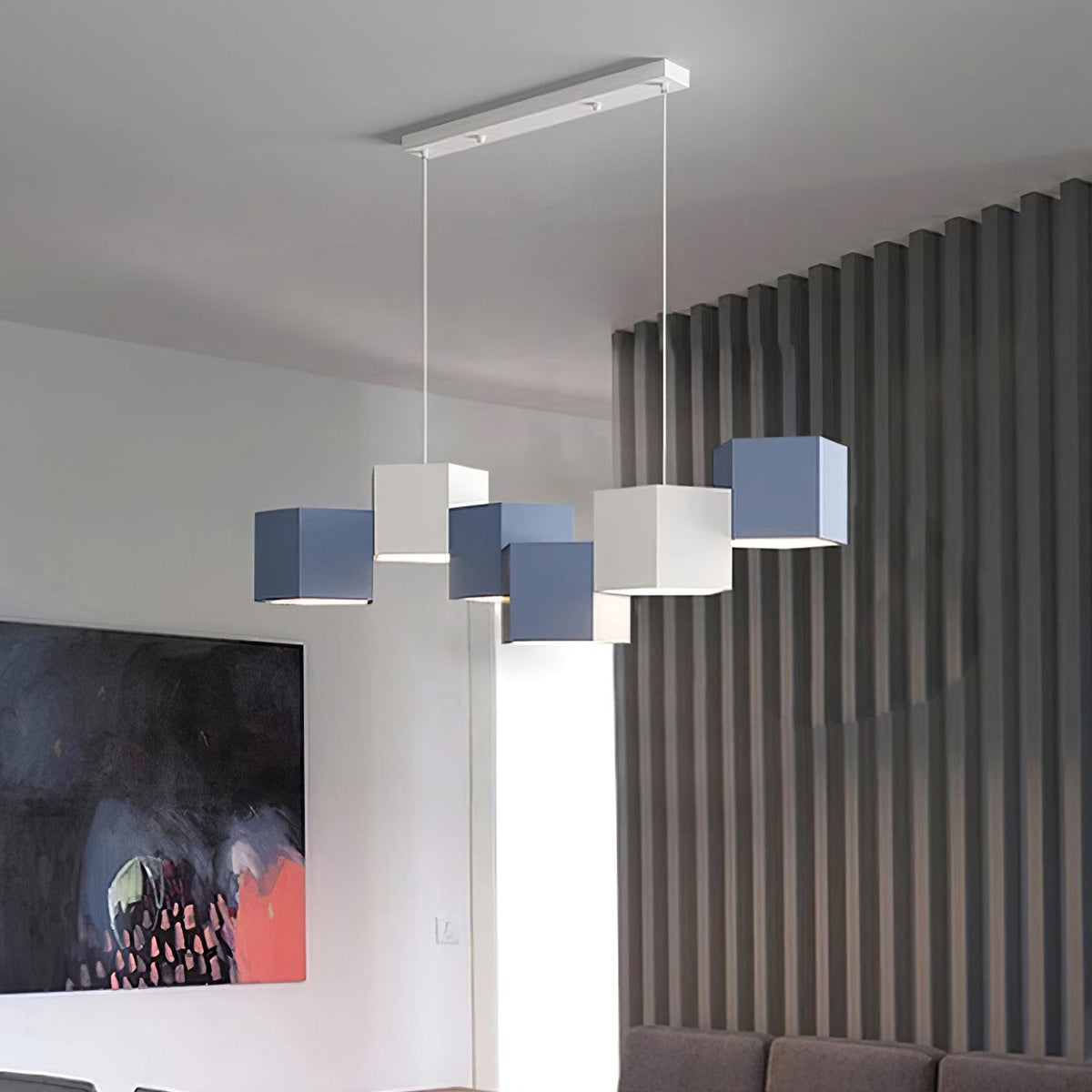 Rubik’s Cube Chandelier