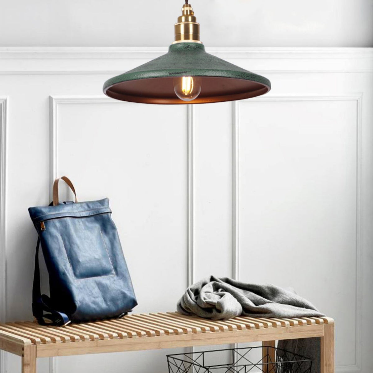 rustic-saucer-shade-pendant-light