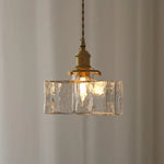 Alloliving Modern Retro Glass Pendant Lamp