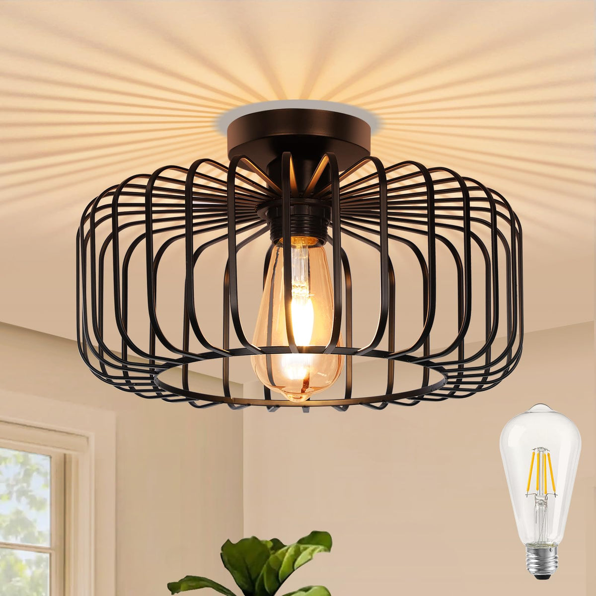 American Style Minimalist Ceiling Lamp For Interior Decoration