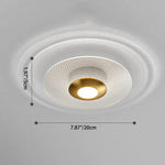 Modern Geometric Grain Ceiling Light