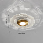 Modern Geometric Grain Ceiling Light