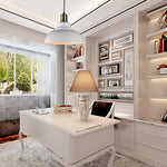Semi Globe Metal LED Pendant Light with Adjustable Cord for Modern Interiors