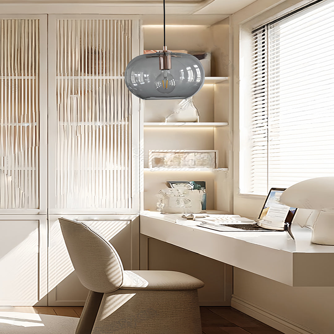 Aurelia Glass Pendant Light – Art Deco LED Ceiling Lamp for Modern Interiors